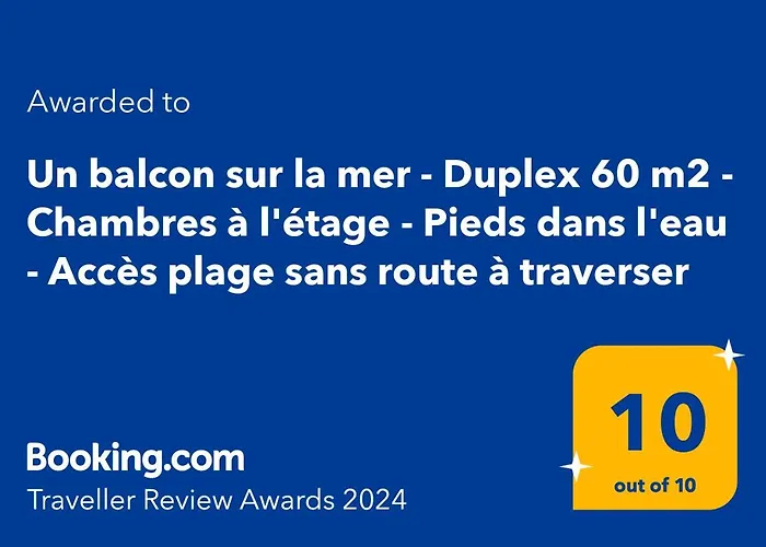 Lägenhet Un Balcon Sur La - Duplex 60 M2 - A L'etage - Pieds Dans L'eau - Acces Sans Route A Traverser *